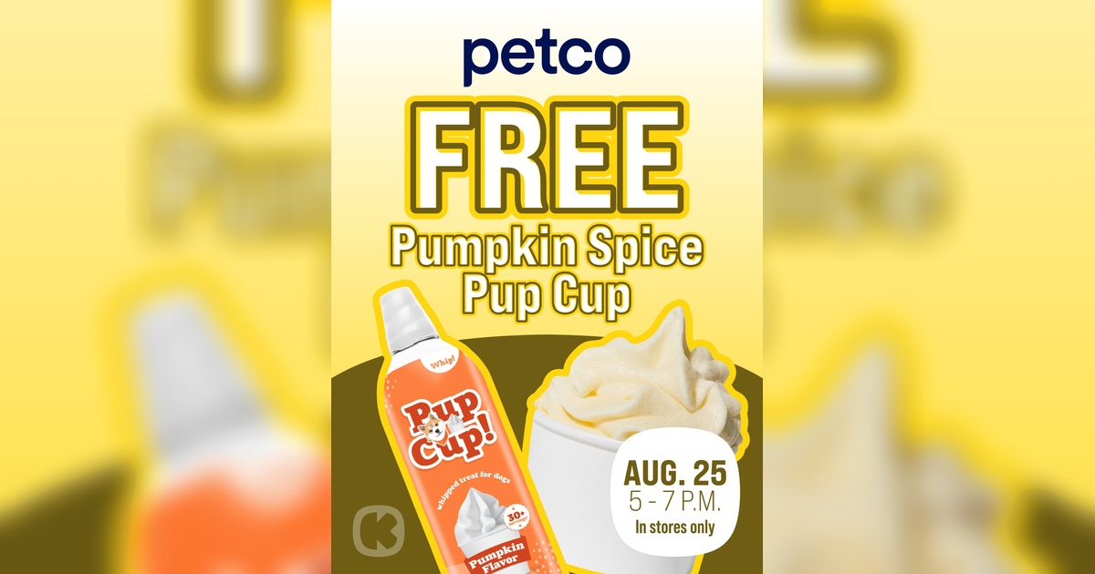 Celebrate National Dog Day With A Pup Cup At Petco