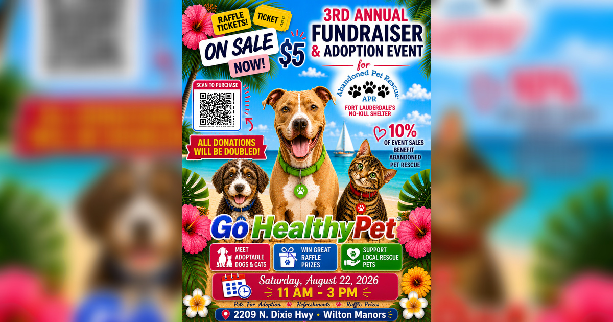 3rd Annual Fundraiser & Adoption Event for Abandoned Pet Rescue
