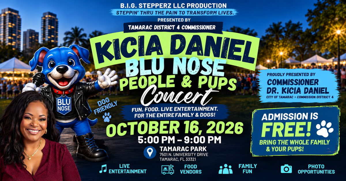 Blu Nose People & Pups Concert