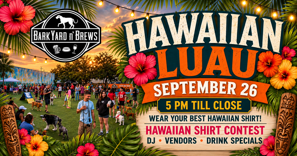 Hawaiin Luau - Paw-ty In Paradise
