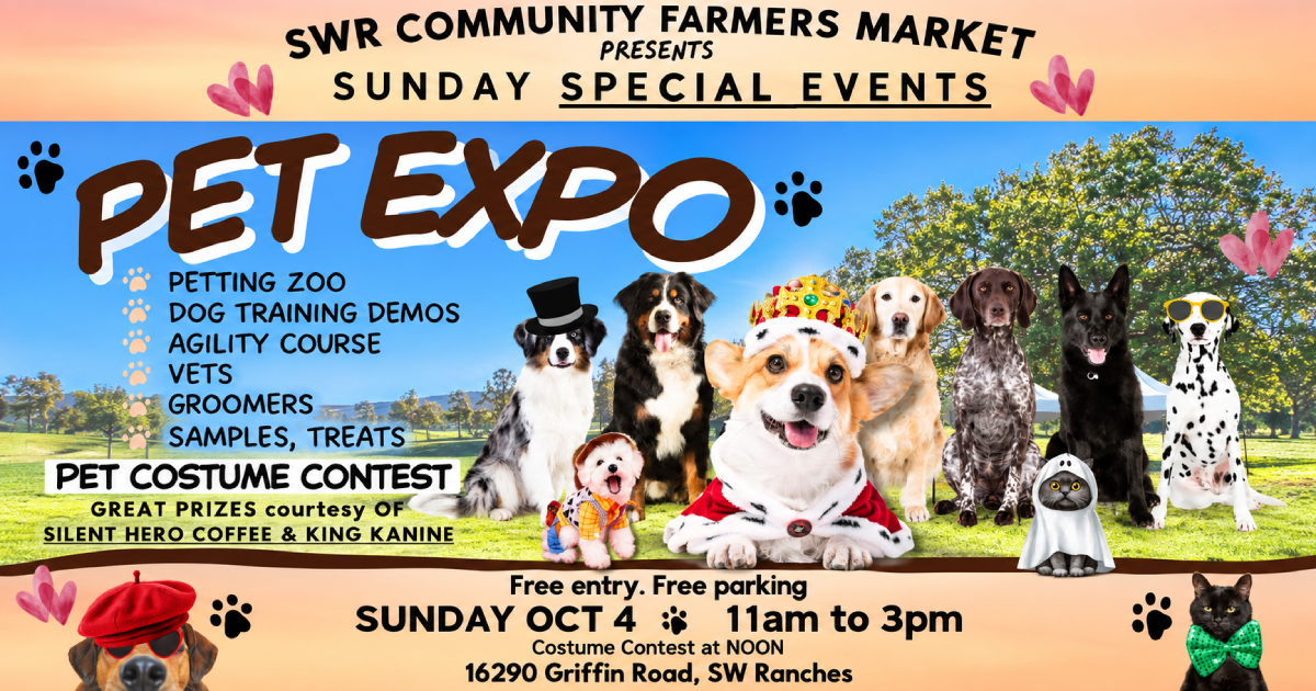 Pet Expo - Southwest Ranches Farmers Market