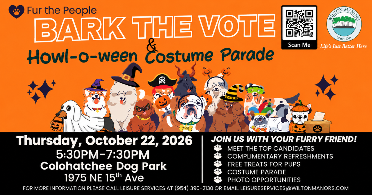 Bark The Vote & Howl-O-ween Costume Parade
