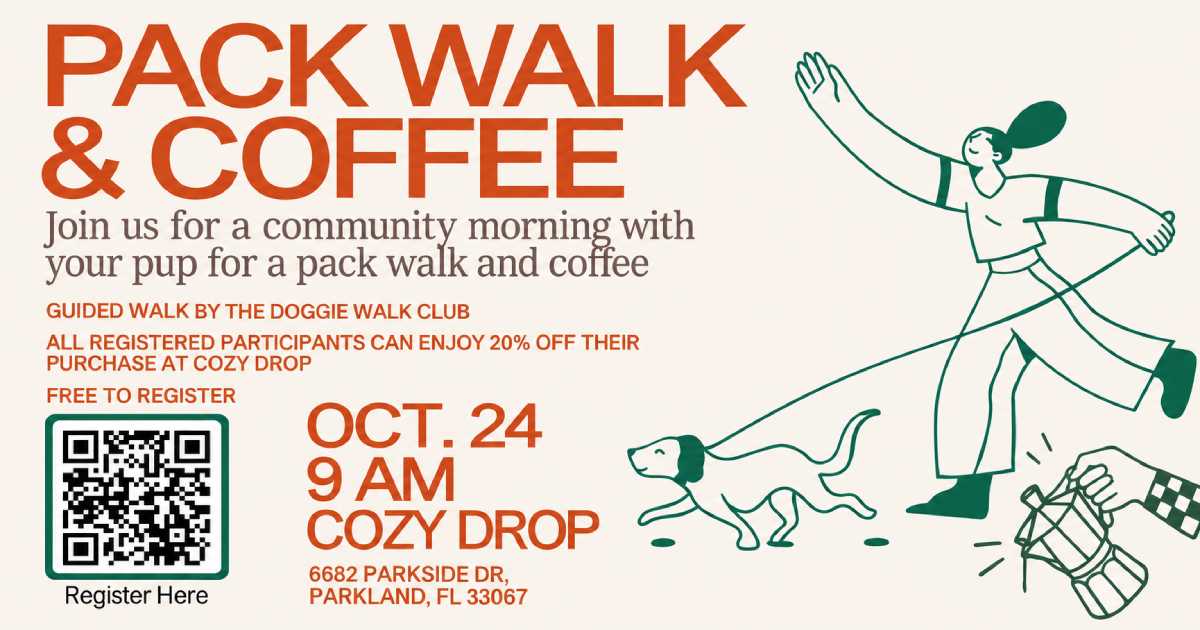 Fall Mornings: Pack Walk + Coffee