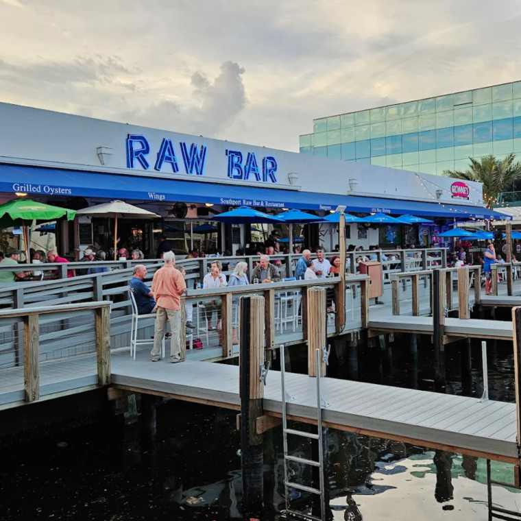 Relaxed Waterfront Seating